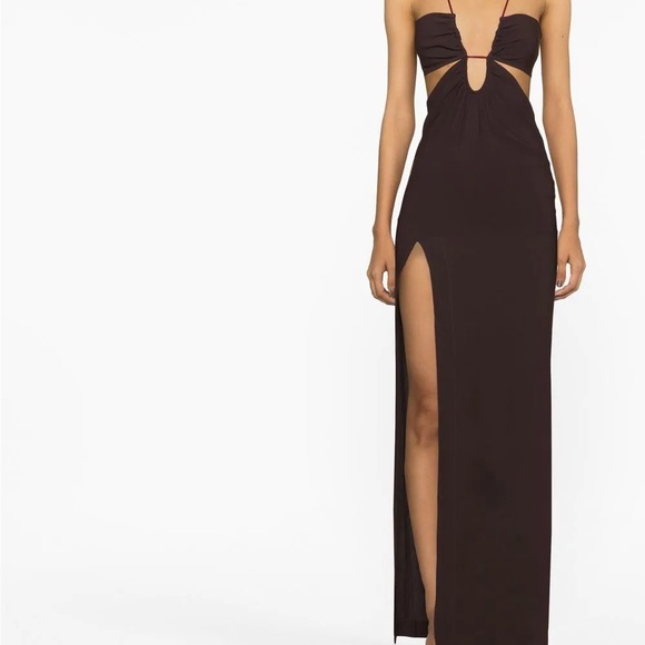 Nensi Dojaka Key-Hole Cut Out Maxi Dress - Picture 4 of 5